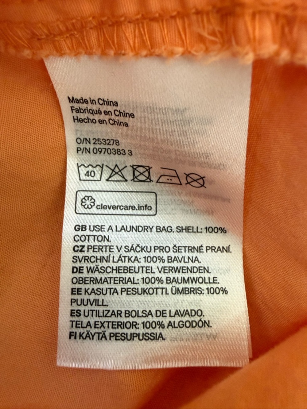 H&M Orange Ruffle Off-Shoulder Sundress - Picture 4 of 4